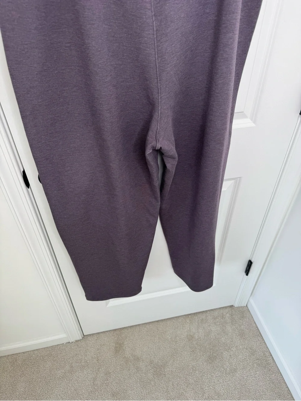 SPANX Women's purple Straight-Leg air essentials  Pull-On Pants 2X